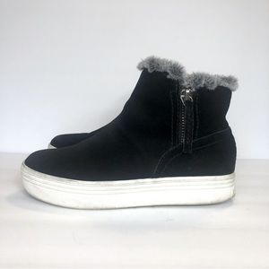 DOLCE VITA ANTHRACITE BLACK SUDDE WOMEN SIZE 6.5 M